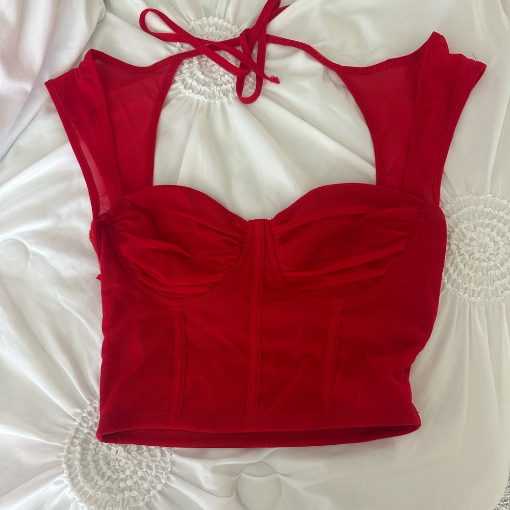 red boutique NWOT going out top!